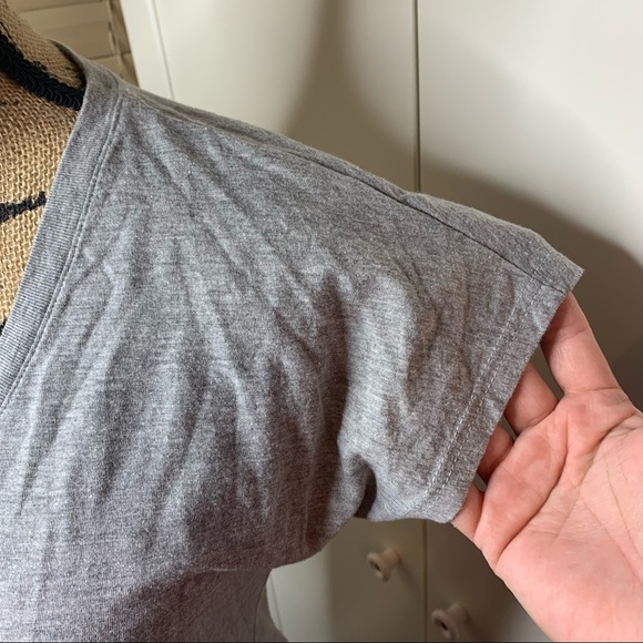 Anvil Notorious RBG Graphic V-Neck T-Shirt - Picture 6 of 11